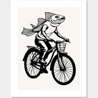 Like A Fish Needs A Bicycle Posters and Art